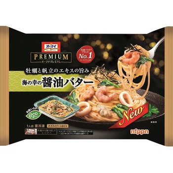 [冷凍食品] オーマイ プレミアム 海の幸の醤油バター 270g ニップン