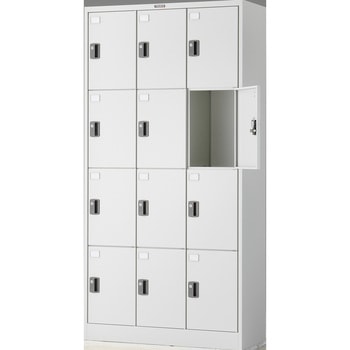 亜鉛メッキ鋼板製多人数用ロッカー(内筒交換錠式) TRUSCO