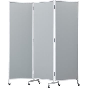 可動式三つ折りパーテーション (クロス張り) TRUSCO