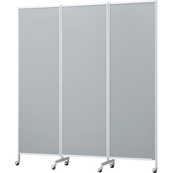 可動式三つ折りパーテーション (クロス張り) TRUSCO