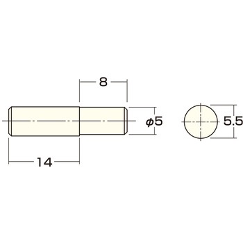 棚ダボ 5Φ穴用 - アイワ金属
