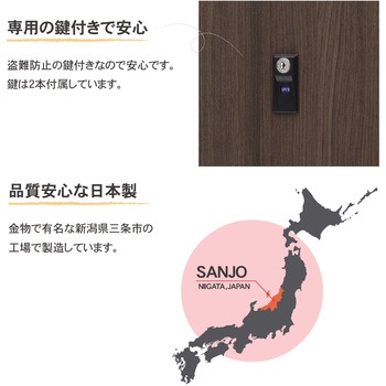 小型木目収納庫 グリーンライフ