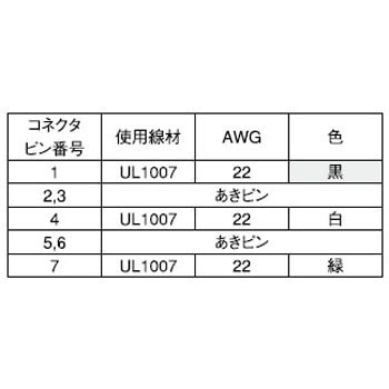スイッチング電源用 入力コネクタハーネス TDKラムダ