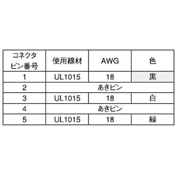 スイッチング電源用 入力コネクタハーネス TDKラムダ