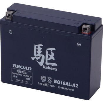 BG16AL-A2 高性能ゲルタイプバッテリー 駆 1個 BROAD 【通販サイト