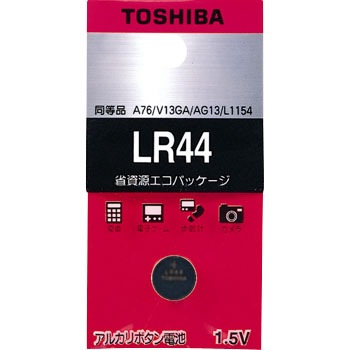 Lr44ec アルカリボタン電池 1個 東芝 通販サイトmonotaro