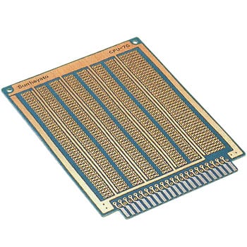 CPU-107G ユニバーサル基板4mmピッチ端子付き基板 1枚 サンハヤト 【通販モノタロウ】