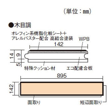 Panasonic - Panasonic ウッディA45耐熱シグノ　グランライムストーン柄2セット売り VKLH45EG ウッディA45耐熱 シグノ(集合住宅用床材) 1箱(24枚