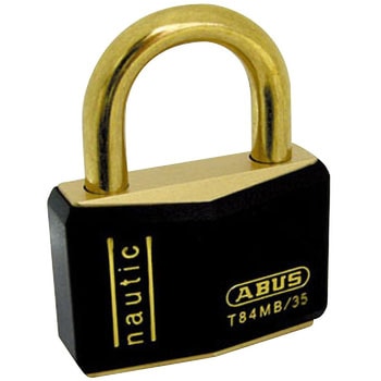 樹脂カバー付 真鍮南京錠 T84MB ABUS