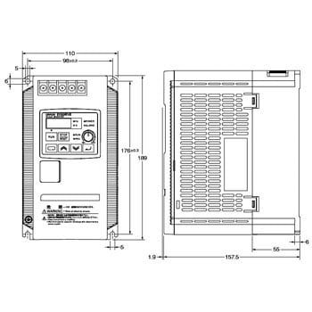 3G3JX-A2015 簡易型小型インバータ 3G3JX 1台 オムロン(omron) 【通販モノタロウ】