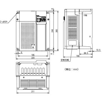 三菱インバーター　FR-D720S-1.5K