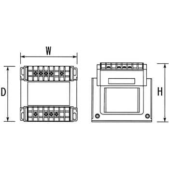 SD21-300A2 電源トランス 単相 複巻 200V → 100V 1台 TOYOZUMI