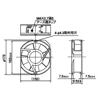 ACファンモータ 山洋電気