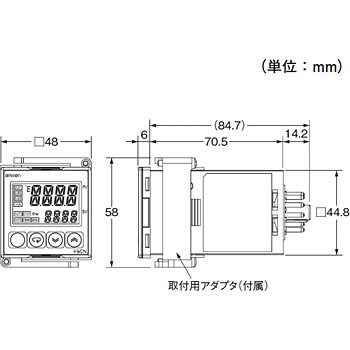 サーマックNEO 温度調節器(デジタル調節計 ベーシックタイプ) E5CN/E5CN-U