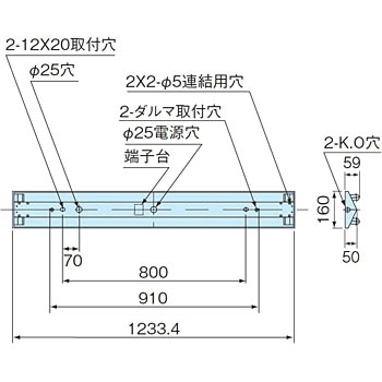 HNM4205VMEN14 蛍光灯器具逆富士形 2灯ランプ付 1台 日立 【通販