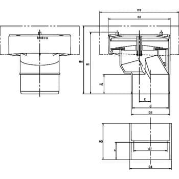 AAV-125A 排水用通気弁 通気番 1個 キッツ(KITZ) 【通販サイトMonotaRO】