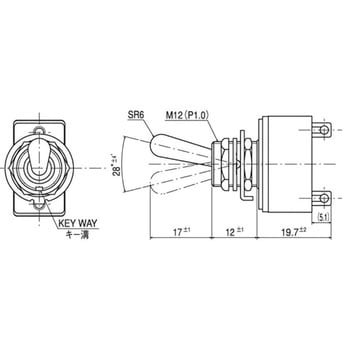 トグルスイッチ ETシリーズ 日本電産コパル電子(フジソク)