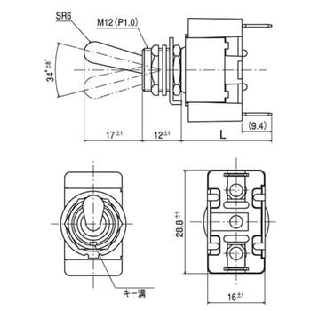 トグルスイッチ ETシリーズ 日本電産コパル電子(フジソク)
