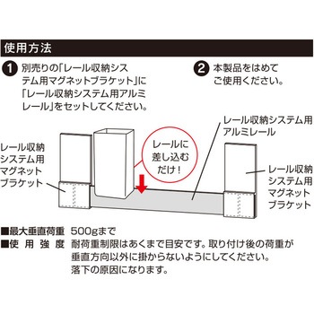 レール収納システム用オプションパーツ ボックス ハイロジック
