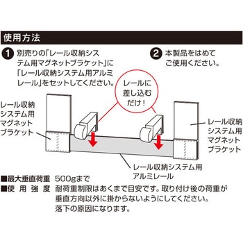 レール収納システム用オプションパーツ リングプラケット ハイロジック