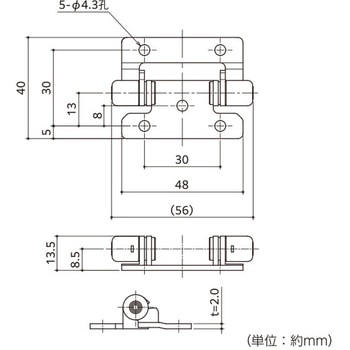 ステンレストルクヒンジ ハイロジック