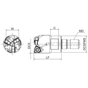 ダイマイスター5G モジュラーヘッドタイプ MXF DIJET(ダイジェット工業)