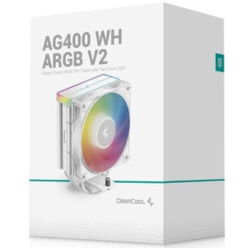 Deepcool 空冷CPUクーラー AG400 WH ARGB V2 DEEPCOOL