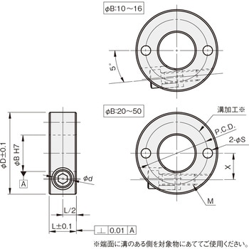 クサビカラー 2穴付タイプ 岩田製作所