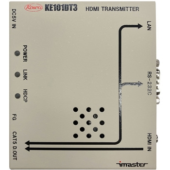 DVI/HDMI用4K対応ツイストペアケーブル延長送信器 興和オプトロニクス