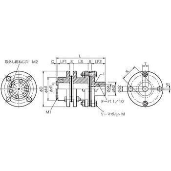 SFS サーボフレックスカップリング(ダブルエレメント・フローティング