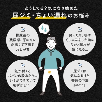 尿ジミ安心ボクサーパンツ2色組 アイメディア