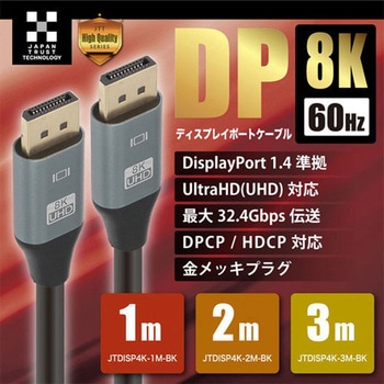 DisplayPortケーブル 8K対応 JTT