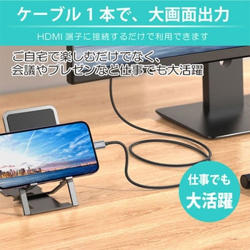 UA27 HDMI 変換ケーブル for iOS hoco