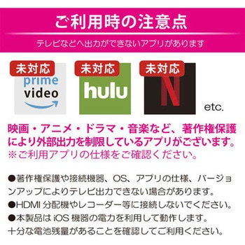 UA27 HDMI 変換ケーブル for iOS hoco
