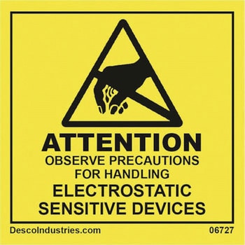 ラベル 「ATTENTION」MIL DESCO