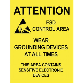 ポスター 注意区域 DESCO