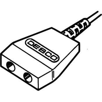 コード 共用接地 10mm端子 抵抗なし DESCO