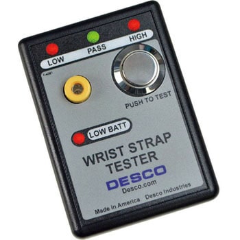 チェッカー リストストラップ用 9V電池使用 DESCO