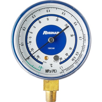 11802AM 低圧連成計(R134a) 1個 ロビネア(ROBINAIR) 【通販モノタロウ】