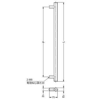 SSH-2580 ステンレス鋼製ハンドル SSH型 1個 スガツネ(LAMP) 【通販