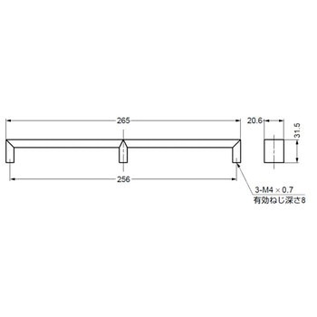 ハンドル MN680Z型 - LAMP(スガツネ工業)