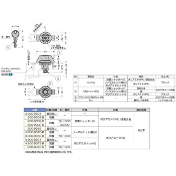 ウイングハンドル 500-93型 LAMP(スガツネ)