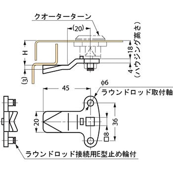 3点カム(鋼製) LAMP(スガツネ)