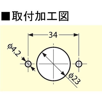 回転防止スペーサー 200-4601型 - LAMP(スガツネ工業)
