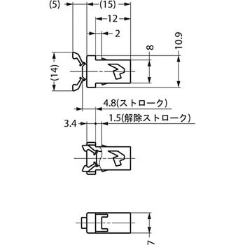 プッシュラッチ PR4PK-B LAMP(スガツネ)