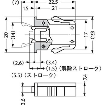 プッシュラッチ PR3PK - LAMP(スガツネ工業)