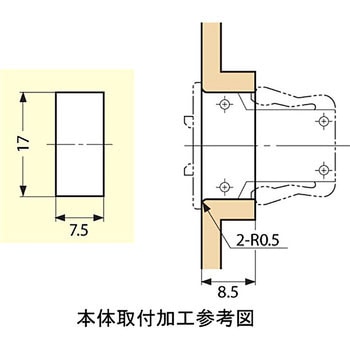 プッシュラッチ PR3PK - LAMP(スガツネ工業)