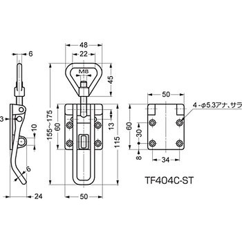 ファスナー TF-404 LAMP(スガツネ)