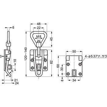 ファスナー TF-504 LAMP(スガツネ)