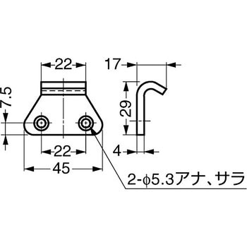 フック TF41C LAMP(スガツネ)